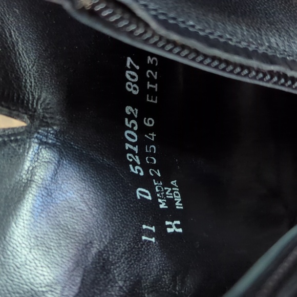 Florsheim Black Essex Ankle Boots 11D - Picture 7 of 8